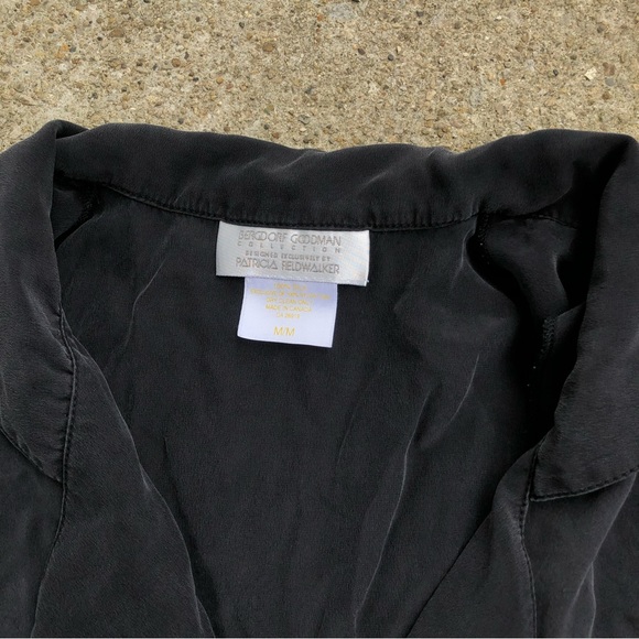 Bergdorf Goodman Collection by Patricia Fieldwalker silk L/S top - Picture 2 of 3